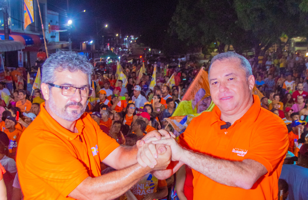 Comício em Goianésia do Pará reúne multidões e reafirma compromisso de Russinho com o futuro da cidade